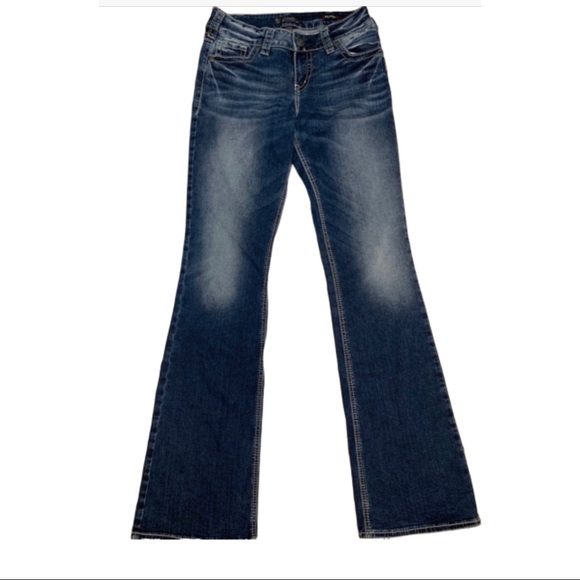 Silver Women’s Jeans Suki Mid Boot Fluid Denim - Picture 1 of 7